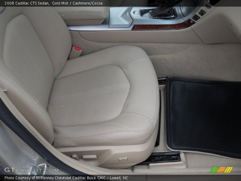 Gold Mist / Cashmere/Cocoa 2008 Cadillac CTS Sedan