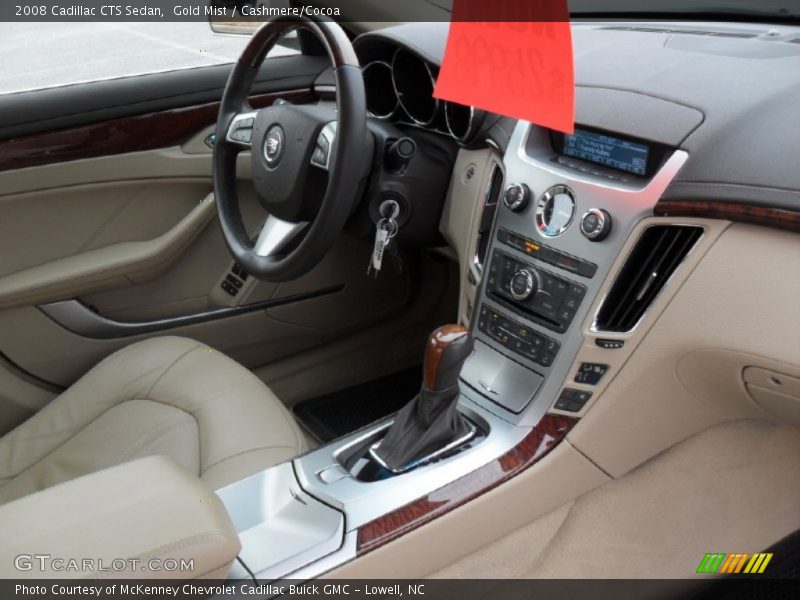 Gold Mist / Cashmere/Cocoa 2008 Cadillac CTS Sedan