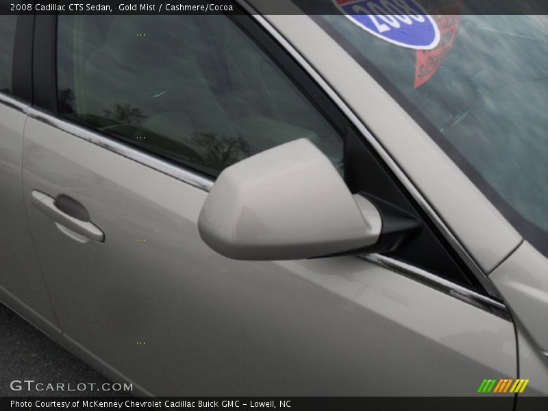 Gold Mist / Cashmere/Cocoa 2008 Cadillac CTS Sedan