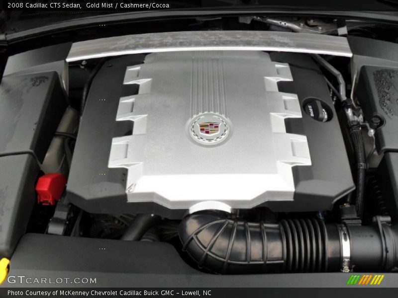 Gold Mist / Cashmere/Cocoa 2008 Cadillac CTS Sedan