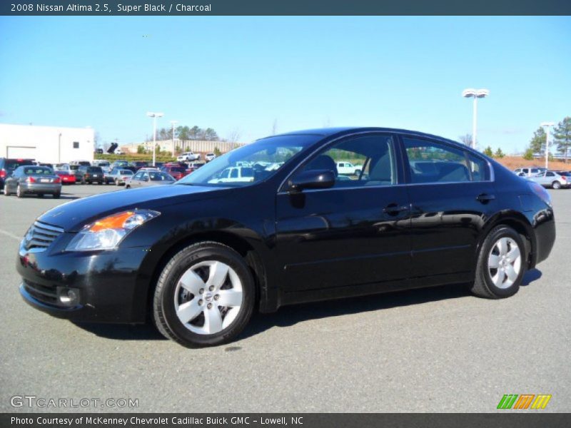 Super Black / Charcoal 2008 Nissan Altima 2.5