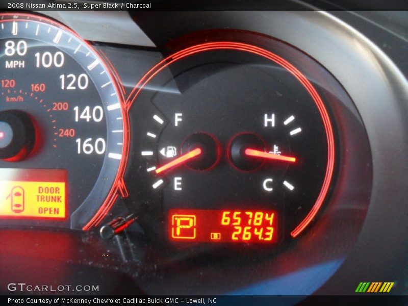 Super Black / Charcoal 2008 Nissan Altima 2.5