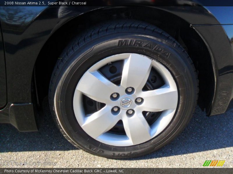 Super Black / Charcoal 2008 Nissan Altima 2.5