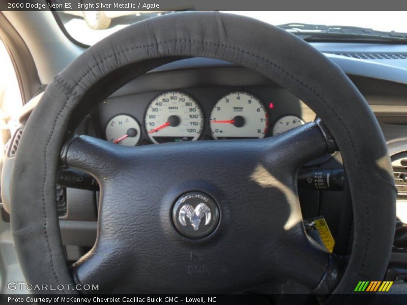 Bright Silver Metallic / Agate 2000 Dodge Neon ES