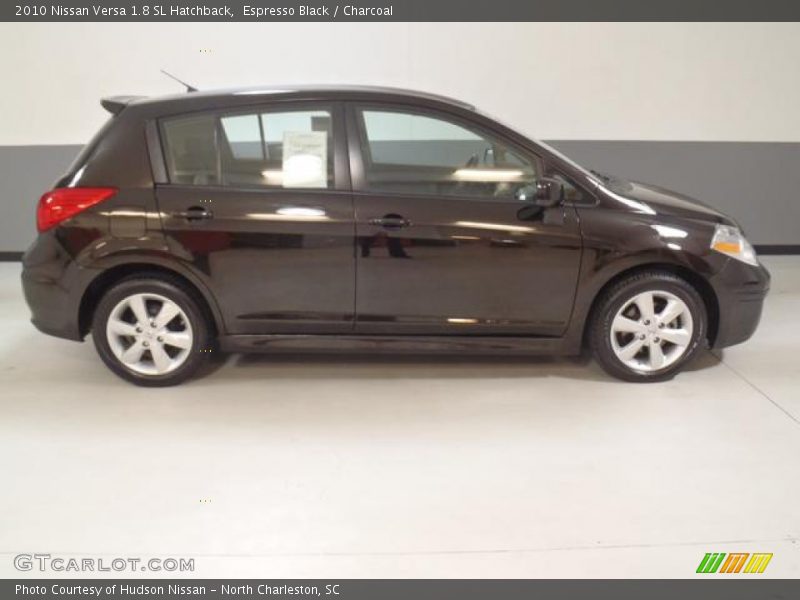 Espresso Black / Charcoal 2010 Nissan Versa 1.8 SL Hatchback