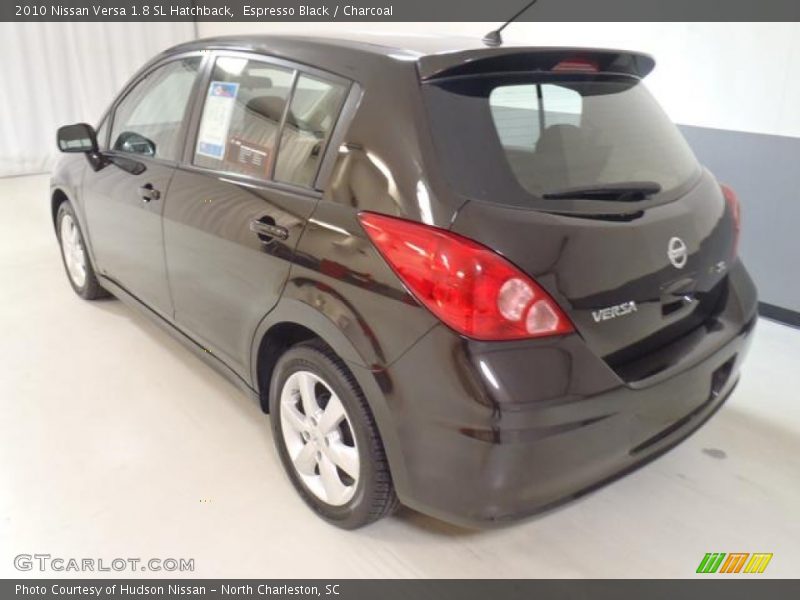 Espresso Black / Charcoal 2010 Nissan Versa 1.8 SL Hatchback