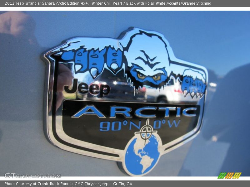 Sahara Arctic Edition Badge - 2012 Jeep Wrangler Sahara Arctic Edition 4x4