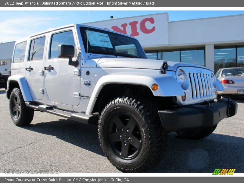 Bright Silver Metallic / Black 2012 Jeep Wrangler Unlimited Sahara Arctic Edition 4x4