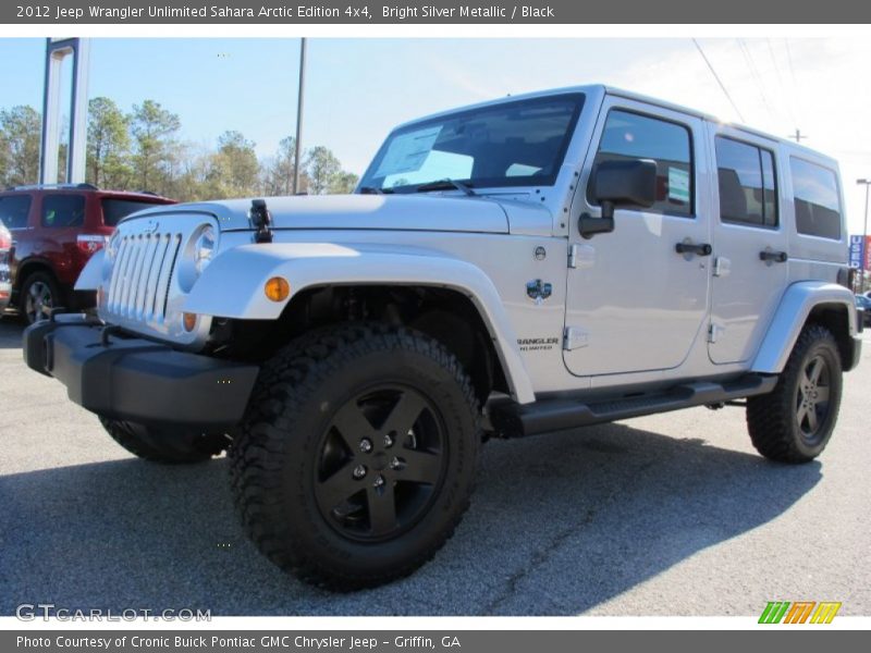 Bright Silver Metallic / Black 2012 Jeep Wrangler Unlimited Sahara Arctic Edition 4x4