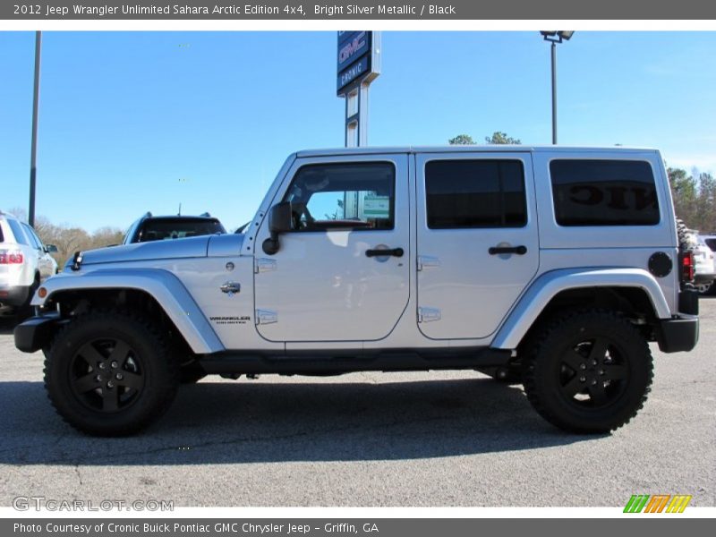 Bright Silver Metallic / Black 2012 Jeep Wrangler Unlimited Sahara Arctic Edition 4x4