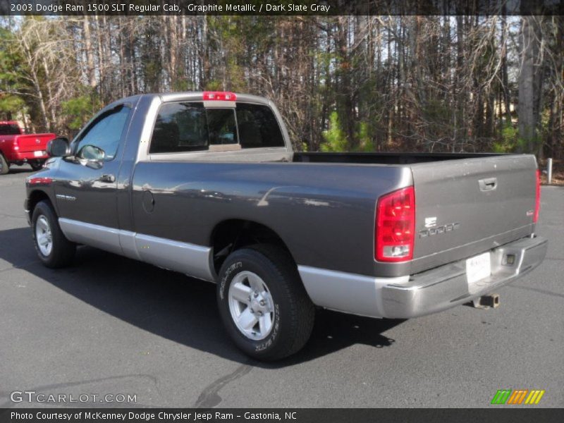 Graphite Metallic / Dark Slate Gray 2003 Dodge Ram 1500 SLT Regular Cab