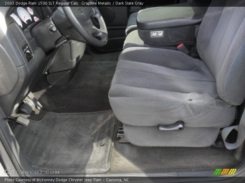 Graphite Metallic / Dark Slate Gray 2003 Dodge Ram 1500 SLT Regular Cab
