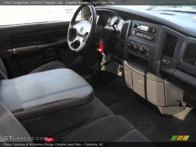 Graphite Metallic / Dark Slate Gray 2003 Dodge Ram 1500 SLT Regular Cab
