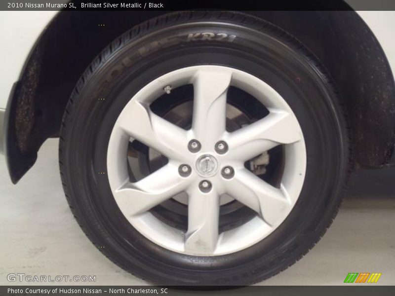 Brilliant Silver Metallic / Black 2010 Nissan Murano SL