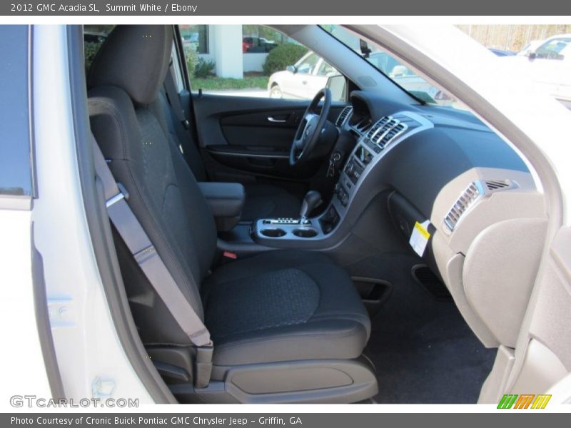 Summit White / Ebony 2012 GMC Acadia SL