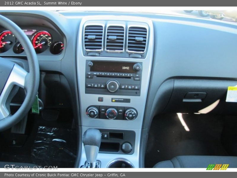 Summit White / Ebony 2012 GMC Acadia SL