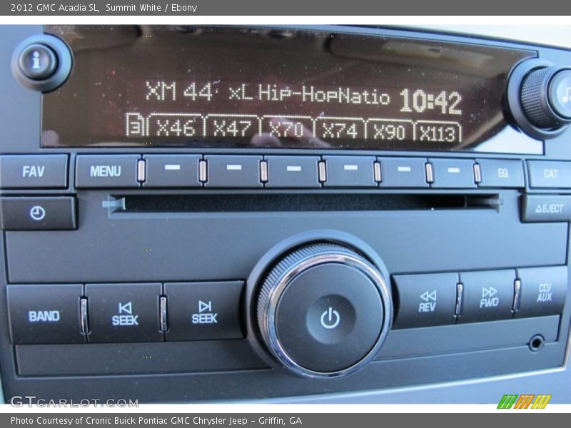 Audio System of 2012 Acadia SL