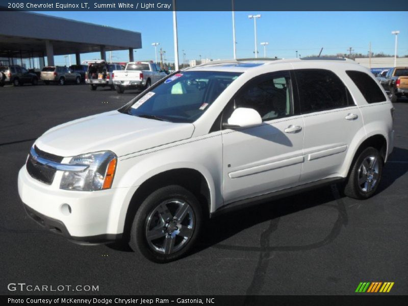 Summit White / Light Gray 2008 Chevrolet Equinox LT