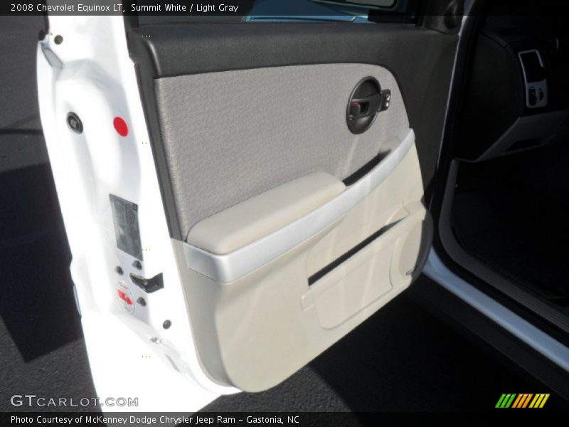 Summit White / Light Gray 2008 Chevrolet Equinox LT