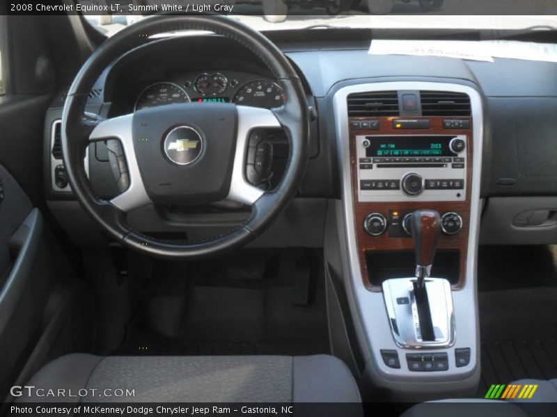 Summit White / Light Gray 2008 Chevrolet Equinox LT