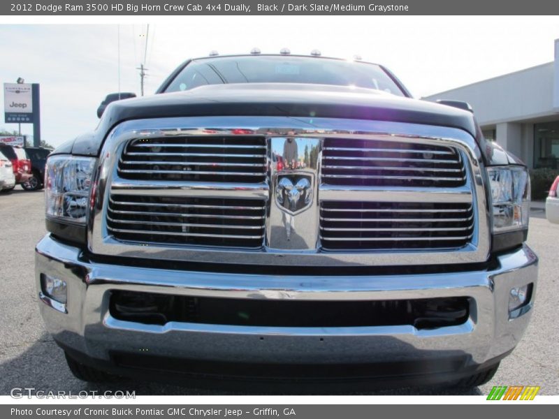Black / Dark Slate/Medium Graystone 2012 Dodge Ram 3500 HD Big Horn Crew Cab 4x4 Dually