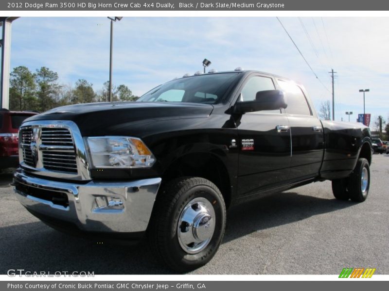 Front 3/4 View of 2012 Ram 3500 HD Big Horn Crew Cab 4x4 Dually