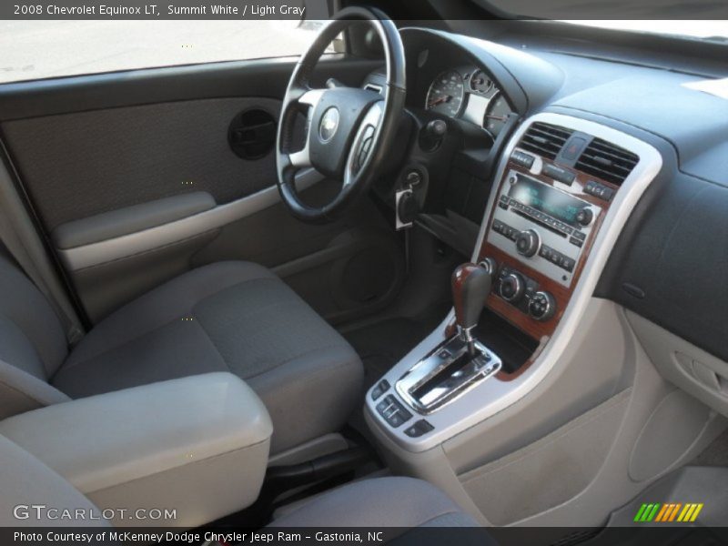 Summit White / Light Gray 2008 Chevrolet Equinox LT