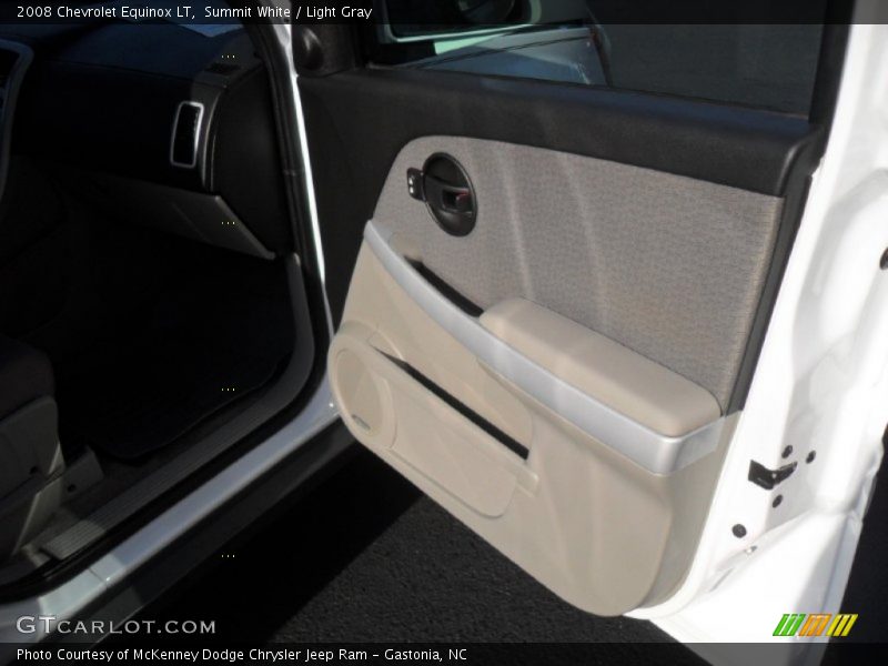 Summit White / Light Gray 2008 Chevrolet Equinox LT