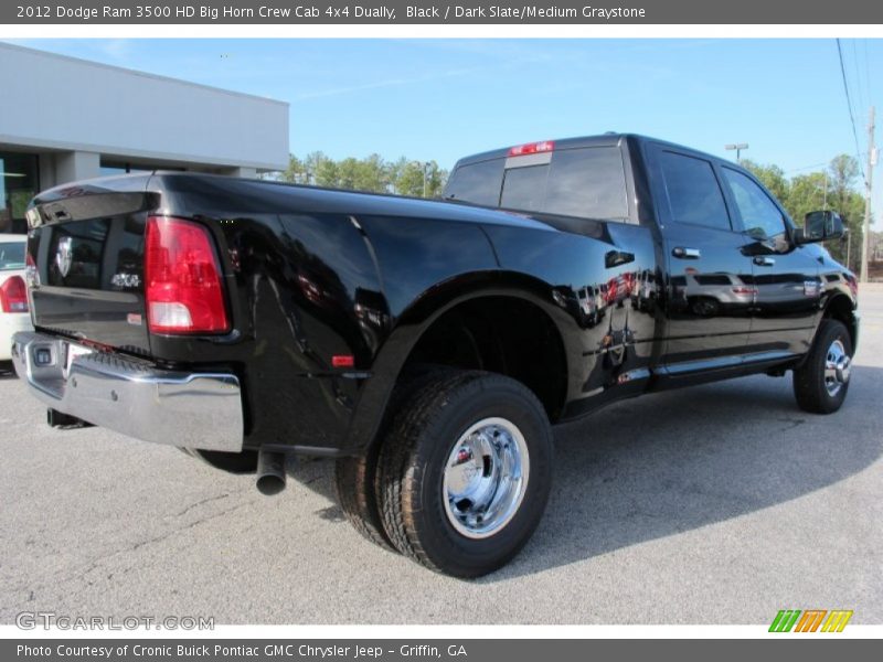 Black / Dark Slate/Medium Graystone 2012 Dodge Ram 3500 HD Big Horn Crew Cab 4x4 Dually