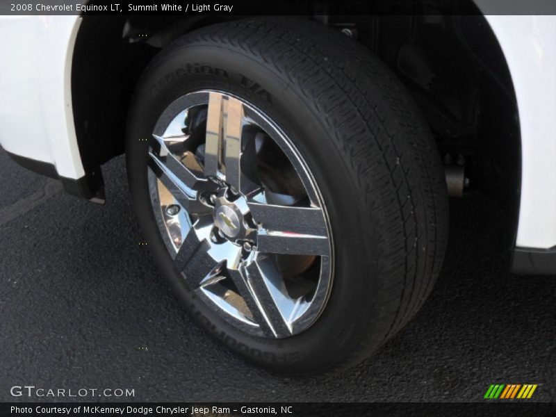 Summit White / Light Gray 2008 Chevrolet Equinox LT