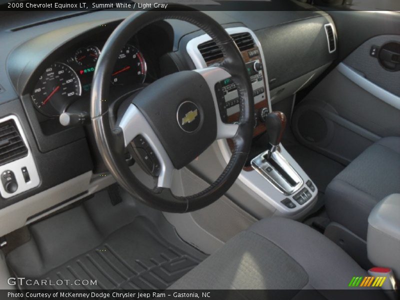 Summit White / Light Gray 2008 Chevrolet Equinox LT