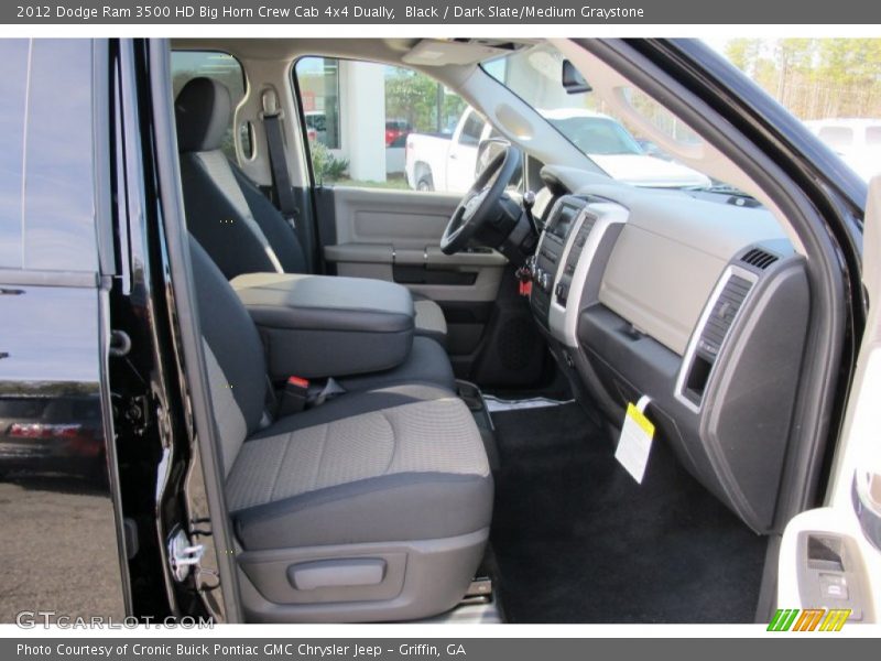 Black / Dark Slate/Medium Graystone 2012 Dodge Ram 3500 HD Big Horn Crew Cab 4x4 Dually