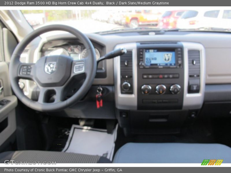 Black / Dark Slate/Medium Graystone 2012 Dodge Ram 3500 HD Big Horn Crew Cab 4x4 Dually
