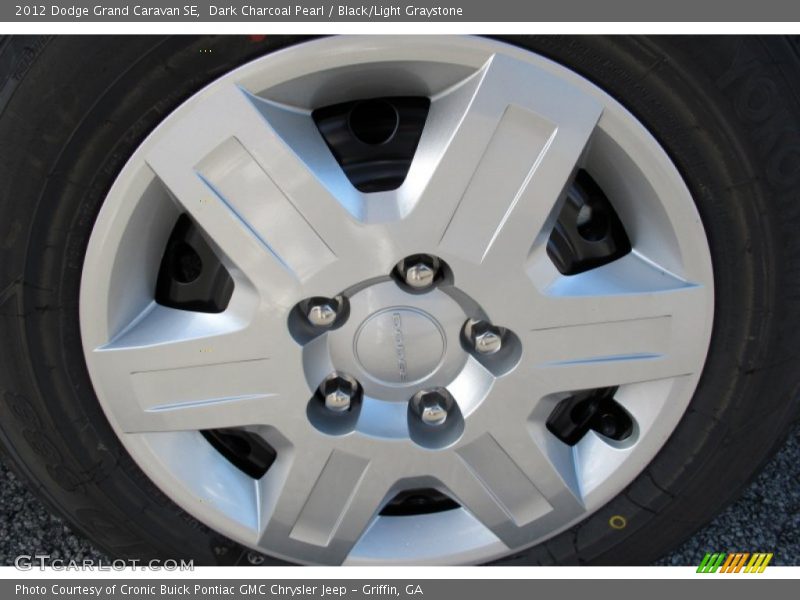 Dark Charcoal Pearl / Black/Light Graystone 2012 Dodge Grand Caravan SE