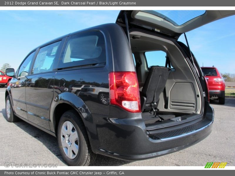 Dark Charcoal Pearl / Black/Light Graystone 2012 Dodge Grand Caravan SE