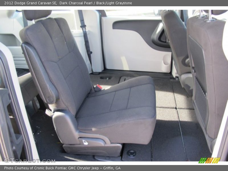 Dark Charcoal Pearl / Black/Light Graystone 2012 Dodge Grand Caravan SE