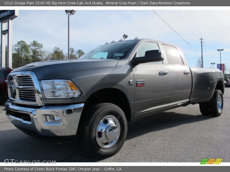  2012 Ram 3500 HD Big Horn Crew Cab 4x4 Dually Mineral Gray Pearl