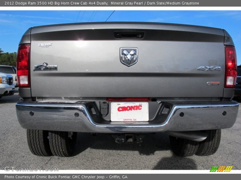 Mineral Gray Pearl / Dark Slate/Medium Graystone 2012 Dodge Ram 3500 HD Big Horn Crew Cab 4x4 Dually