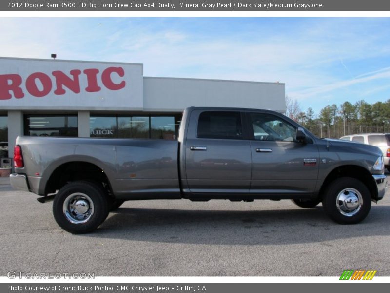 Mineral Gray Pearl / Dark Slate/Medium Graystone 2012 Dodge Ram 3500 HD Big Horn Crew Cab 4x4 Dually