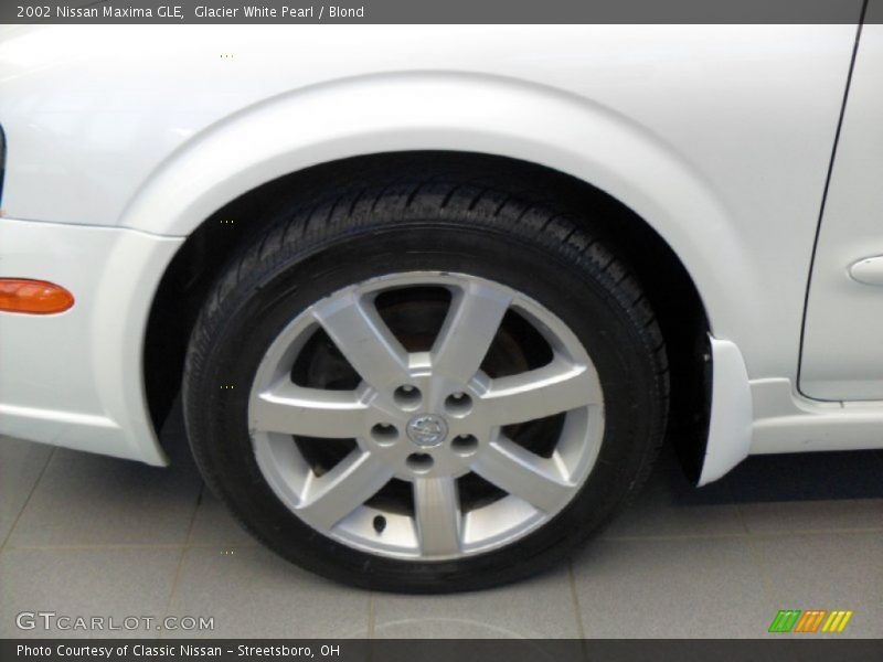Glacier White Pearl / Blond 2002 Nissan Maxima GLE