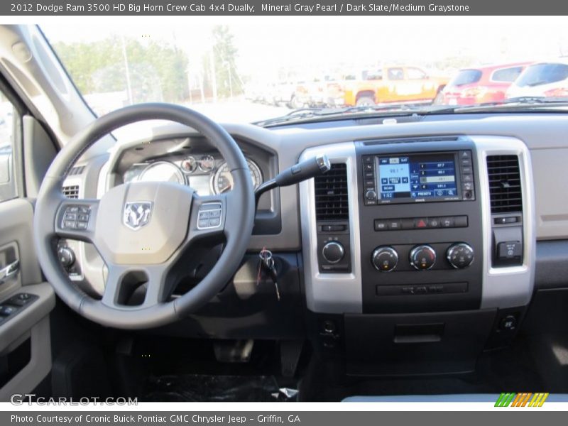 Dashboard of 2012 Ram 3500 HD Big Horn Crew Cab 4x4 Dually