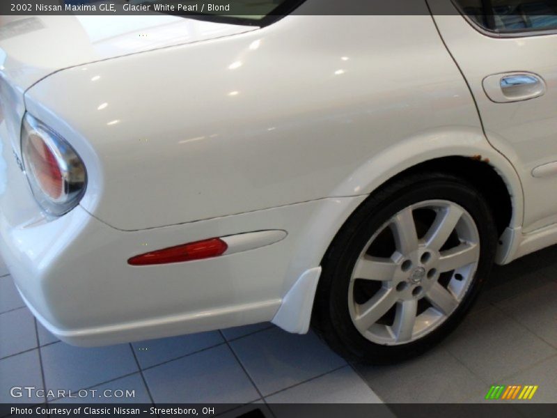 Glacier White Pearl / Blond 2002 Nissan Maxima GLE