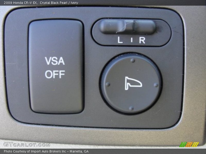 Crystal Black Pearl / Ivory 2009 Honda CR-V EX