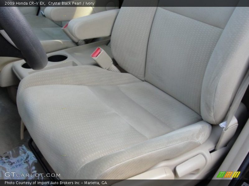 Crystal Black Pearl / Ivory 2009 Honda CR-V EX