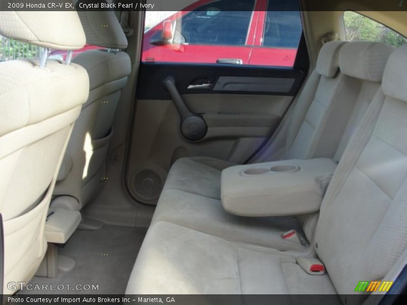 Crystal Black Pearl / Ivory 2009 Honda CR-V EX