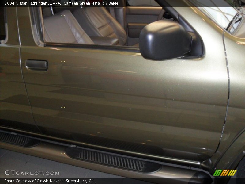 Canteen Green Metallic / Beige 2004 Nissan Pathfinder SE 4x4