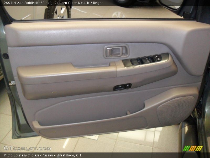 Canteen Green Metallic / Beige 2004 Nissan Pathfinder SE 4x4