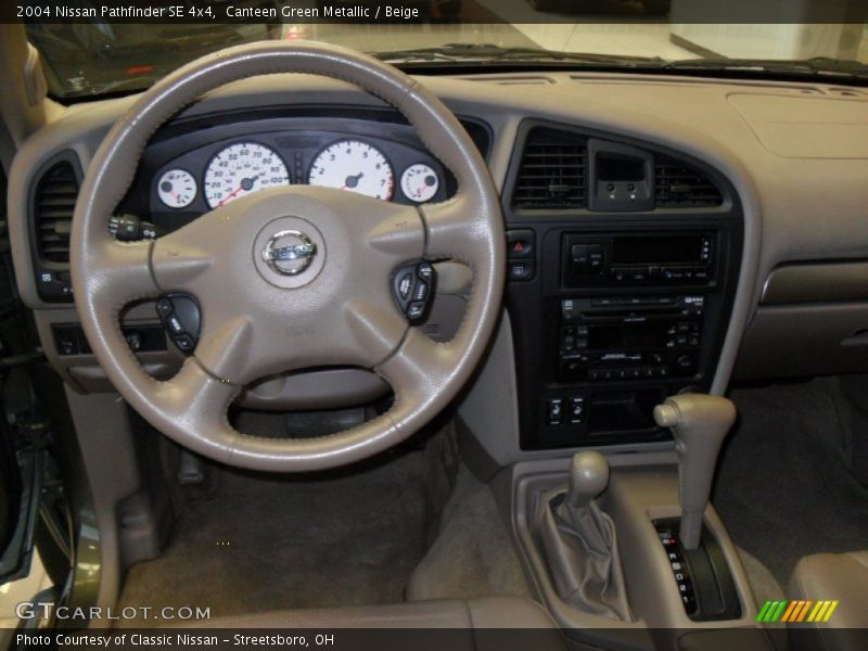 Canteen Green Metallic / Beige 2004 Nissan Pathfinder SE 4x4