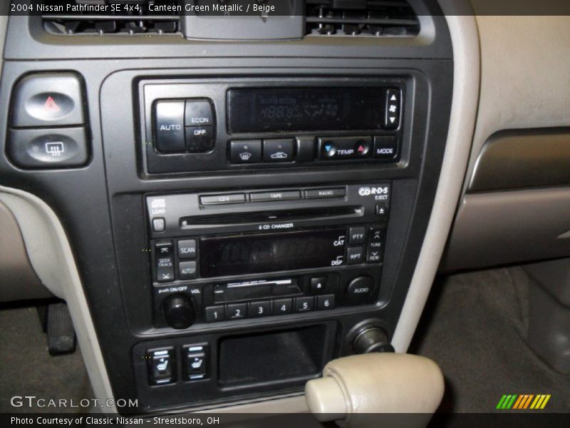 Canteen Green Metallic / Beige 2004 Nissan Pathfinder SE 4x4