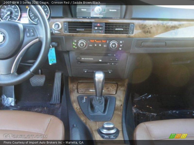 Crimson Red / Saddle Brown/Black 2007 BMW 3 Series 328i Coupe